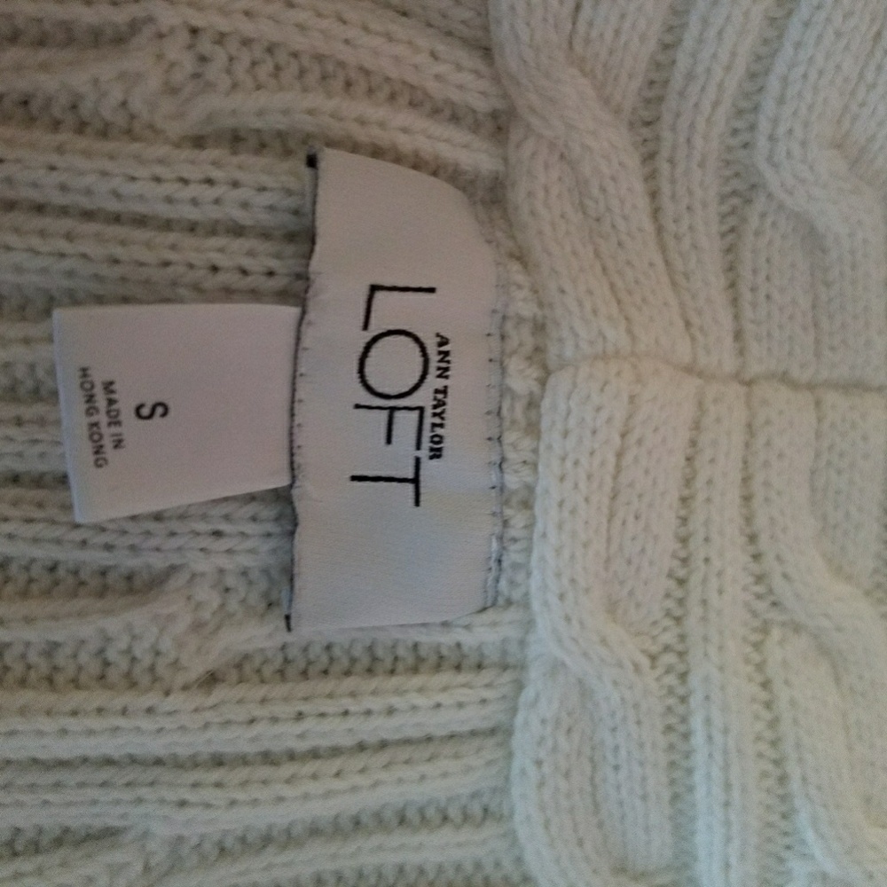 Loft cropped cream Cardigan 014 - Picture 3 of 4